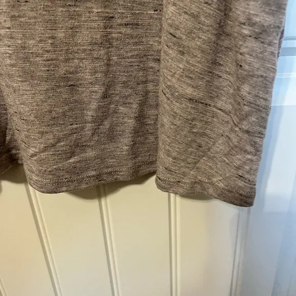 Nordstrom Socialite Dress Size Large Heather Mauve‎  High Neck Knit Swing - Image 8