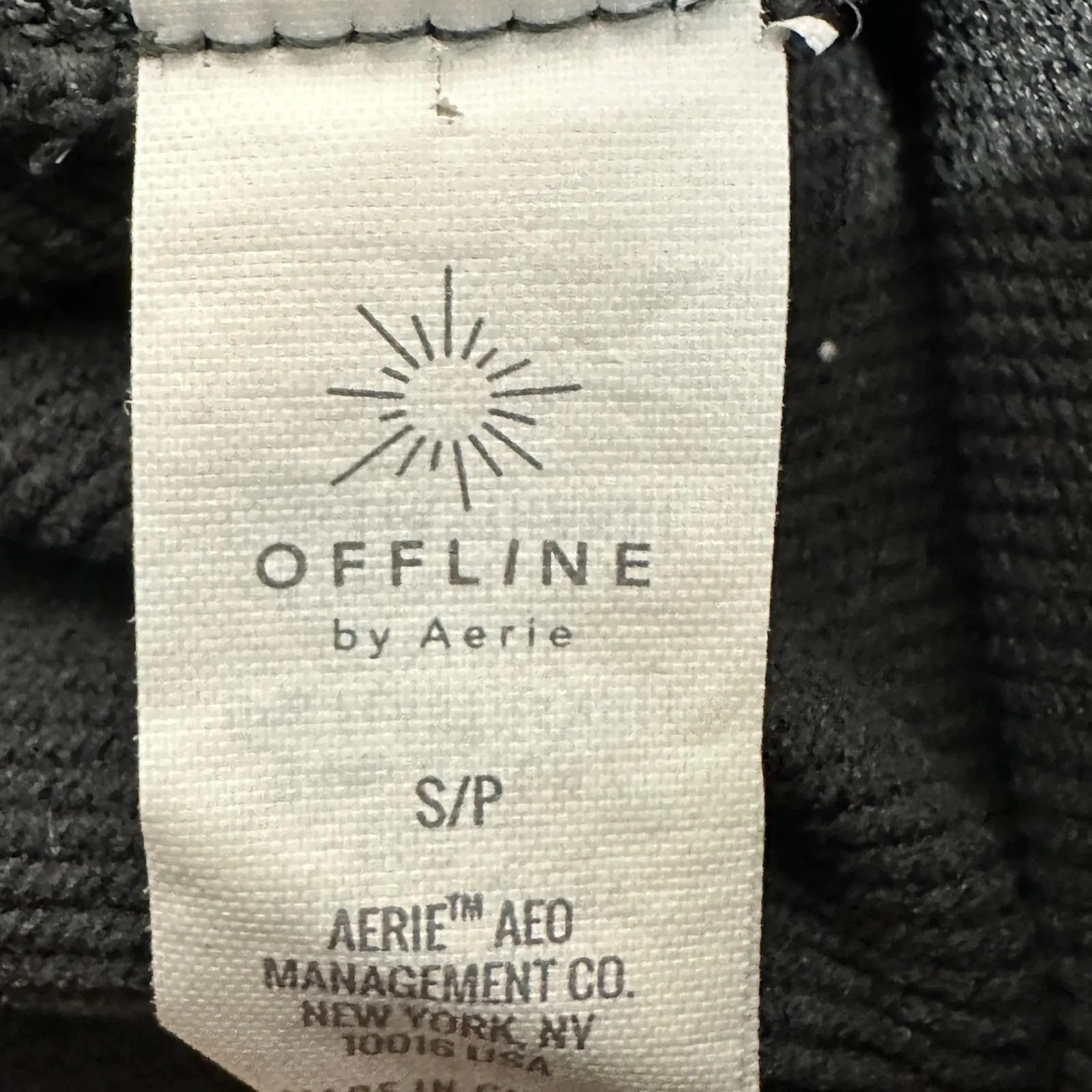 Aerie Macrame Leggings Womens S Gray High Rise Seamless Athleisure Fitness - Image 5