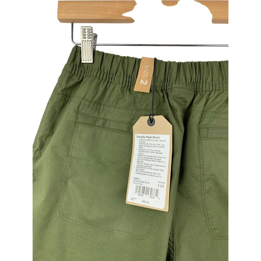 Women's PrAna *NWT* Cargo Green Shorts - Size 2 - Image 5