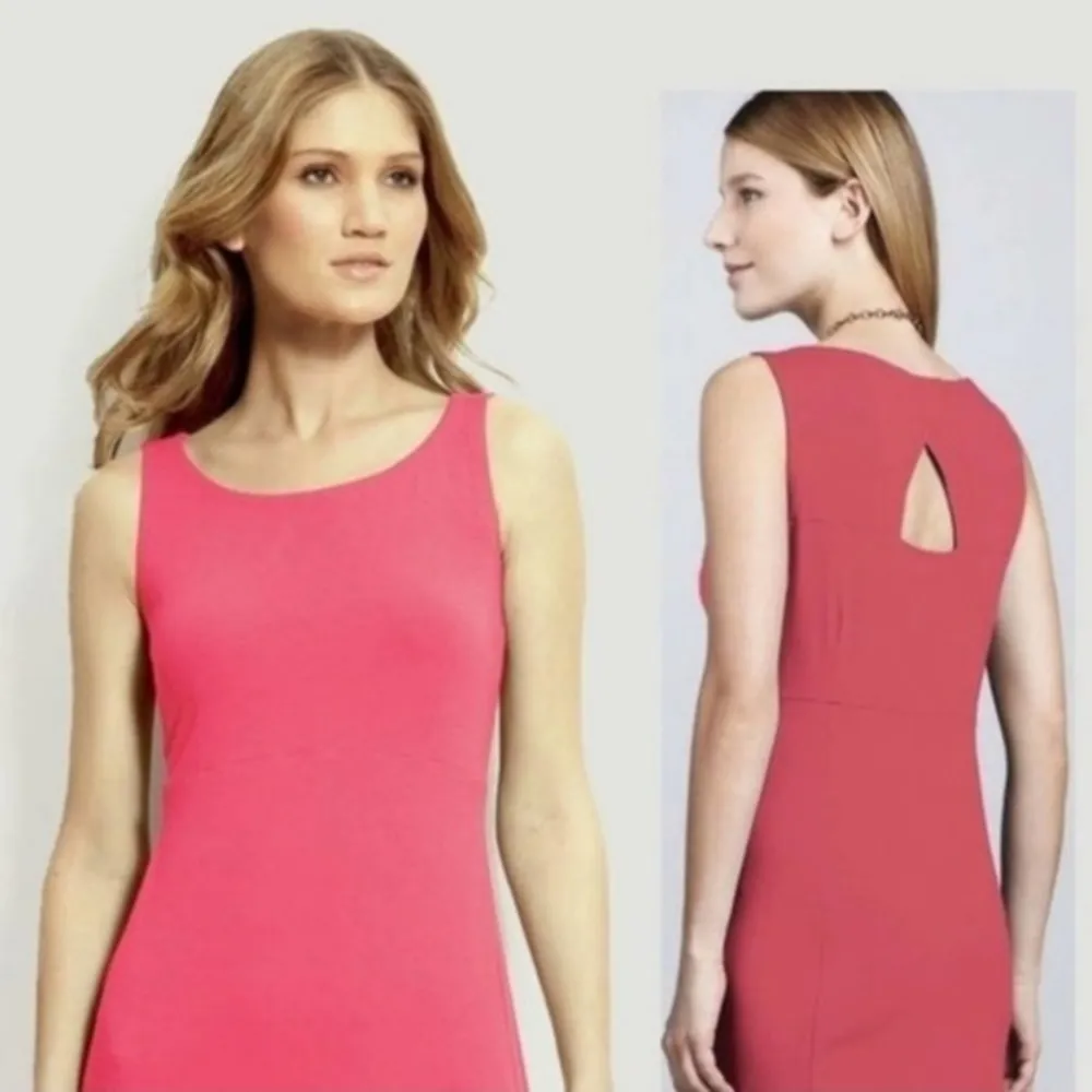 Eileen Fisher Wide Neck K/L Sleeveless Dress Size PS - Image 2