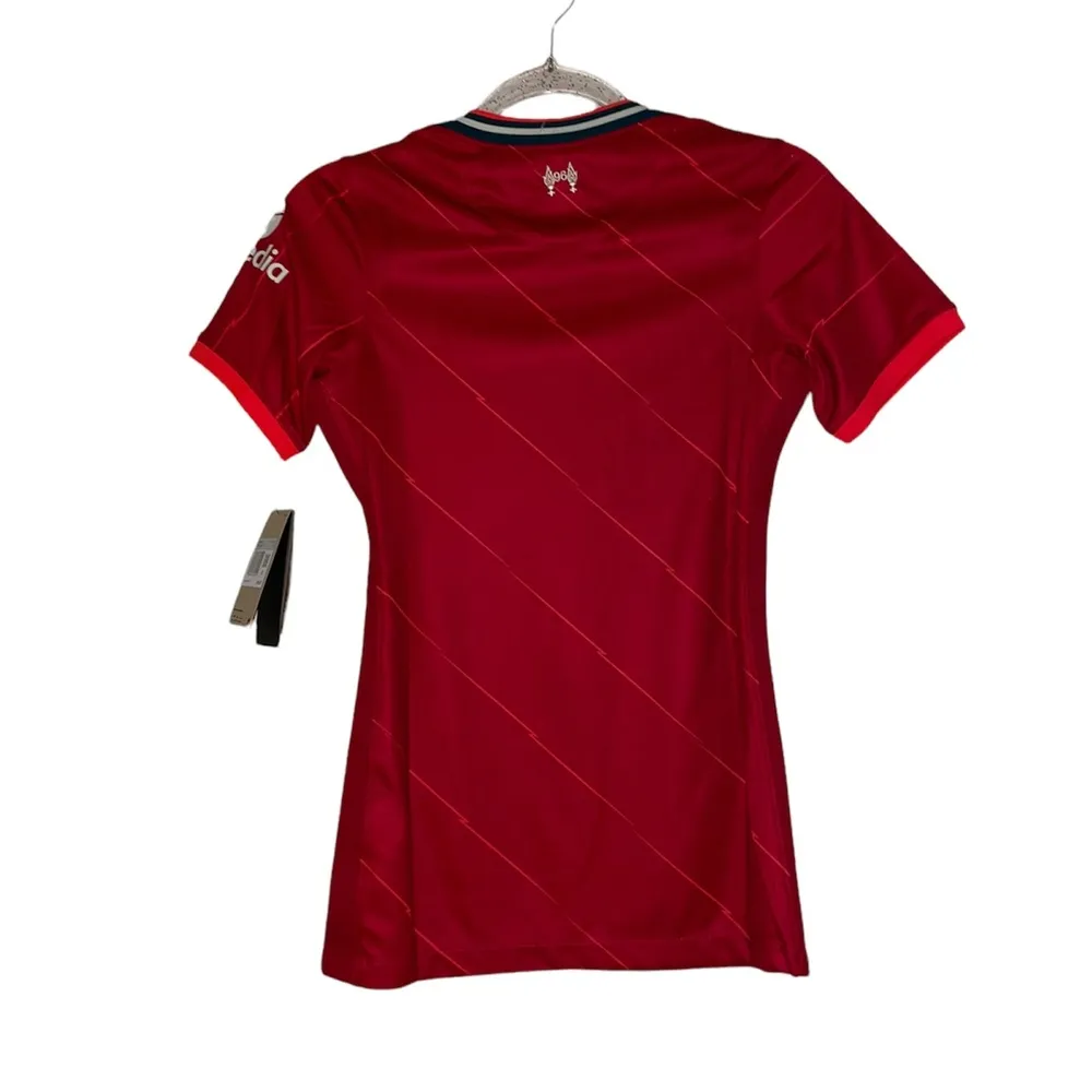 NWT NIKE Liverpool FC 2021/22 Stadium Home Soccer Golf Jersey Red XS - Image 11
