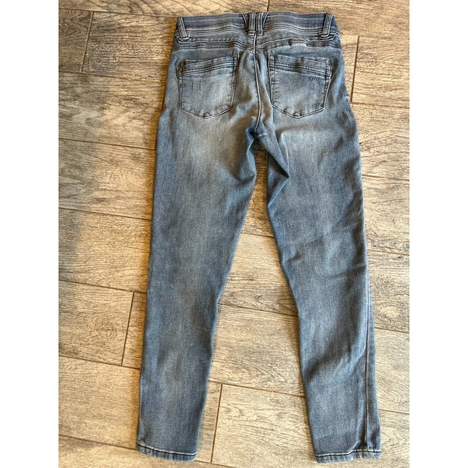 Democracy Ab Technology Denim Jeans size 2 Womens Distressed Stretch Jean ReAd - Image 6