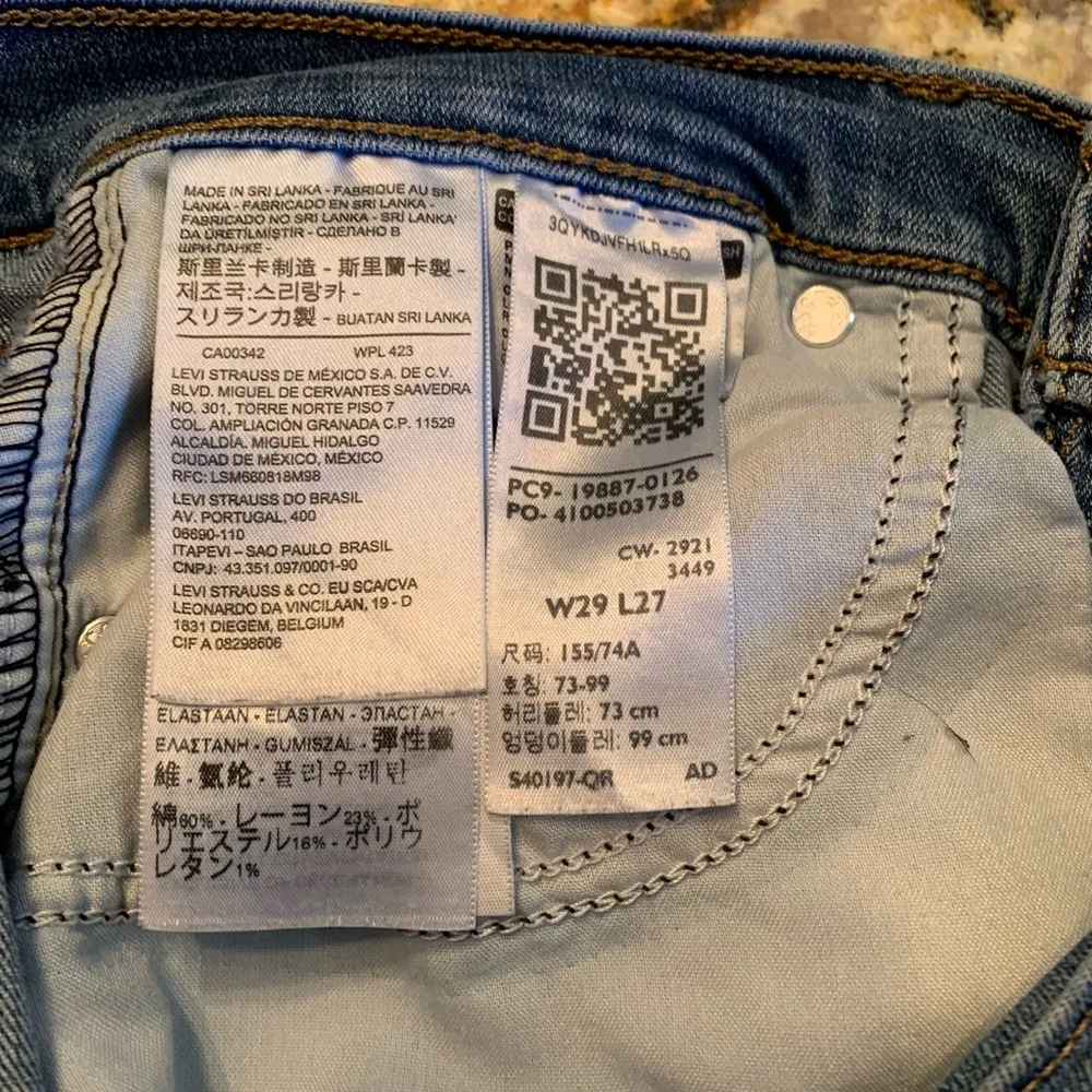 Levi's Boyfriend Jeans Women's 29 Blue Denim Mid Rise Slim Stretch Comfort - Image 6