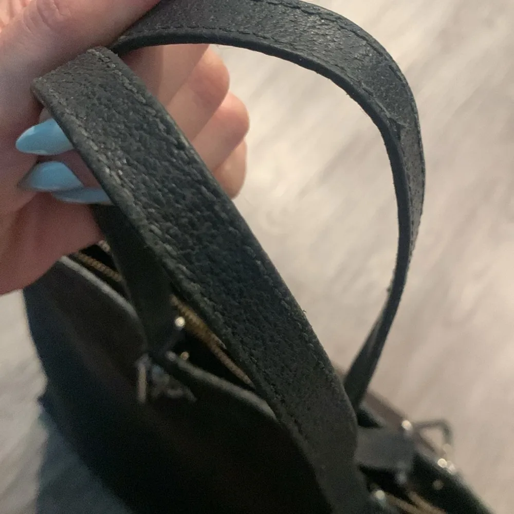 • Gucci Eclipse shoulder bag canvas and leather black - Image 12