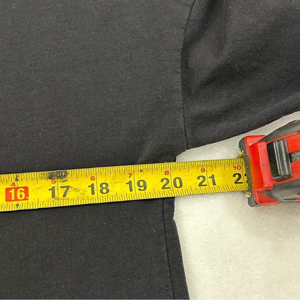 Stranger Things Spell out Graphic Logo Netflix Black Hoodie Sweatshirt Women’s M - Image 5