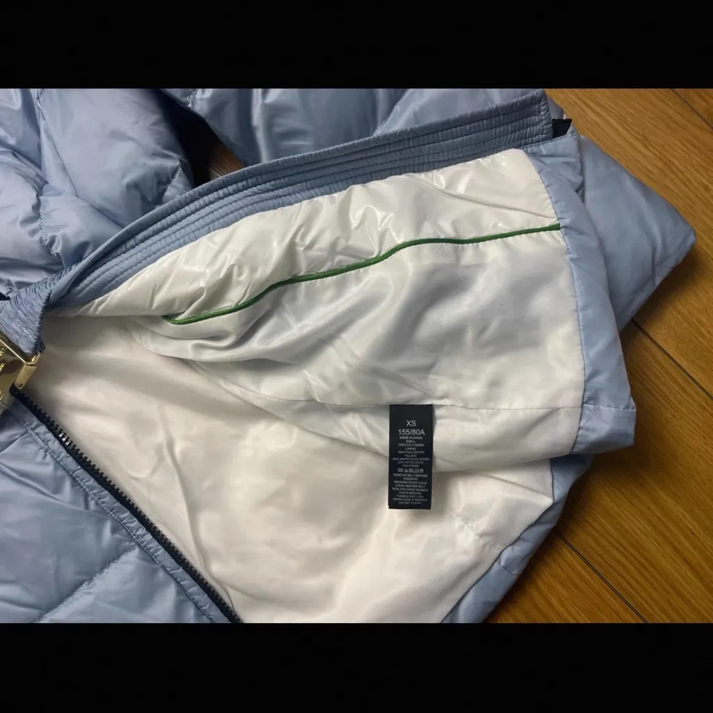 Kate Spade Women's Sky Blue Puffer Jacket S - Image 12