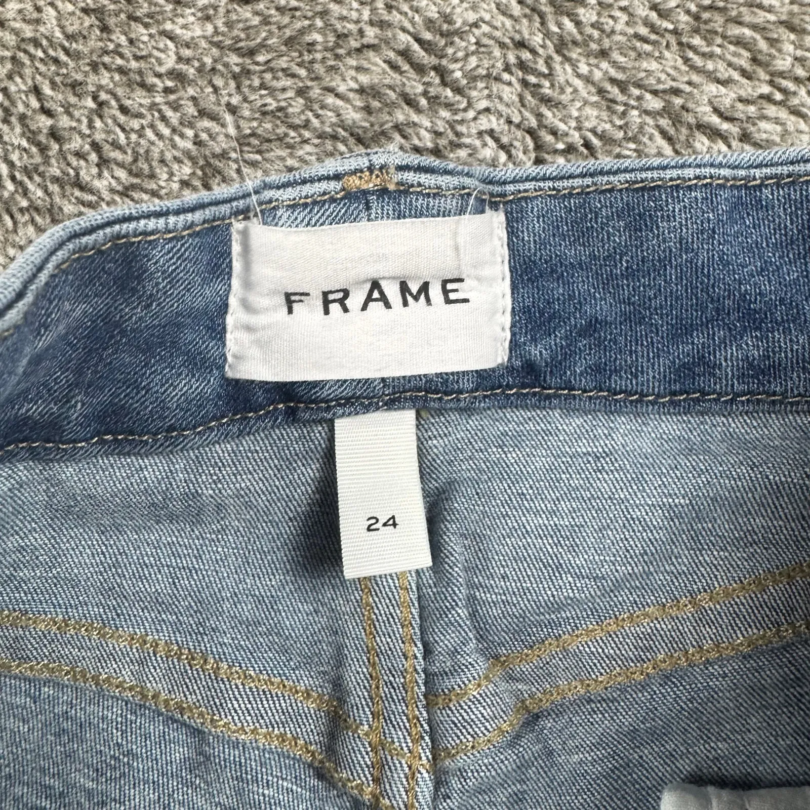 FRAME Denim Jean's LeCrop Mini Boot Women's 24 - Image 8