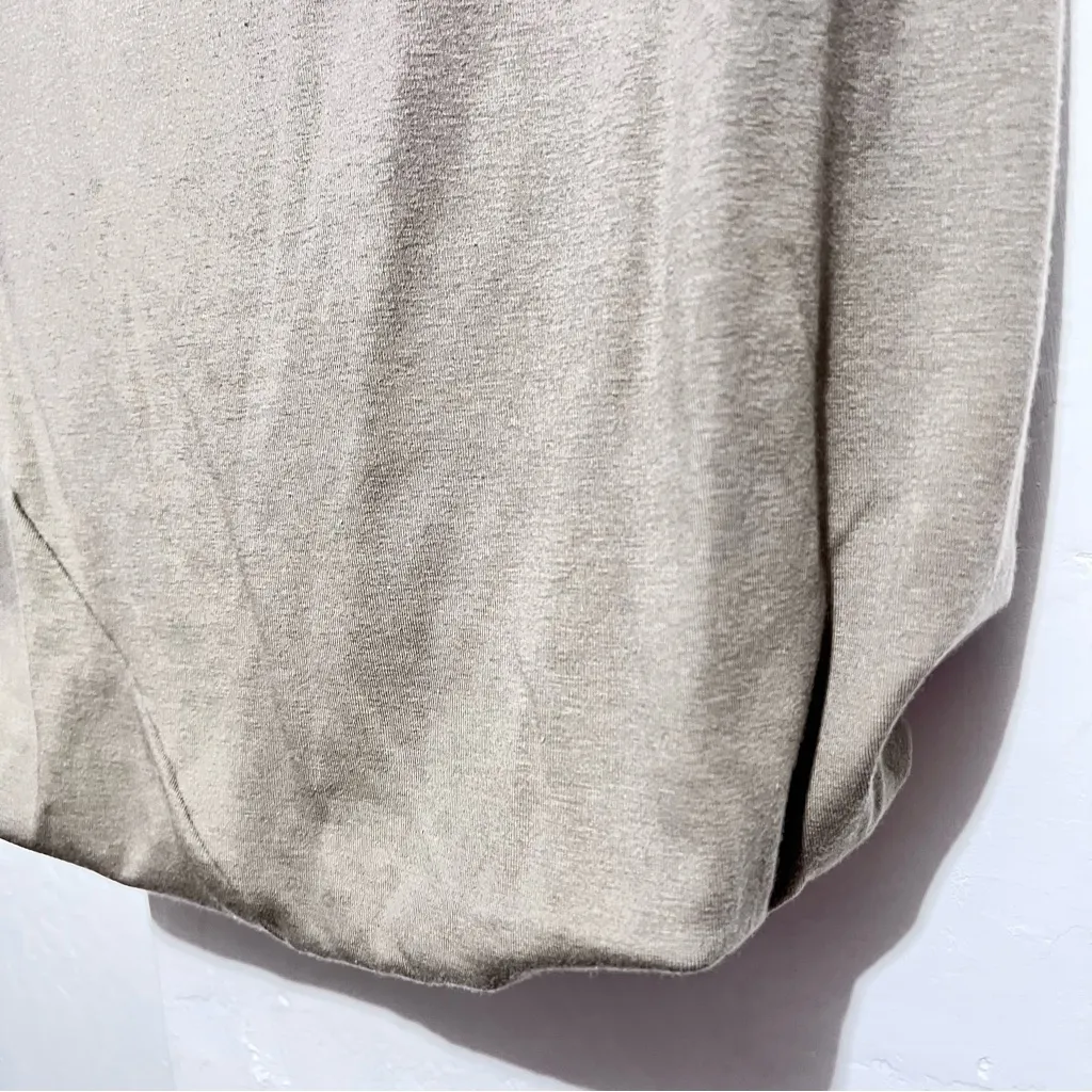 Elegant Beige Pencil Skirt Vulin cotton spandex bias midi skirt Tan Size XS - Image 3