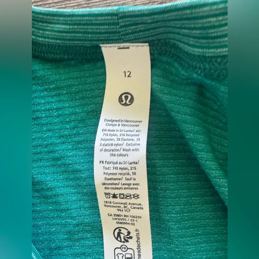 Lululemon Women's Swiftly Tech Cropped Short-Sleeve Shirt 2.0 Mint Breeze 12 - Image 8