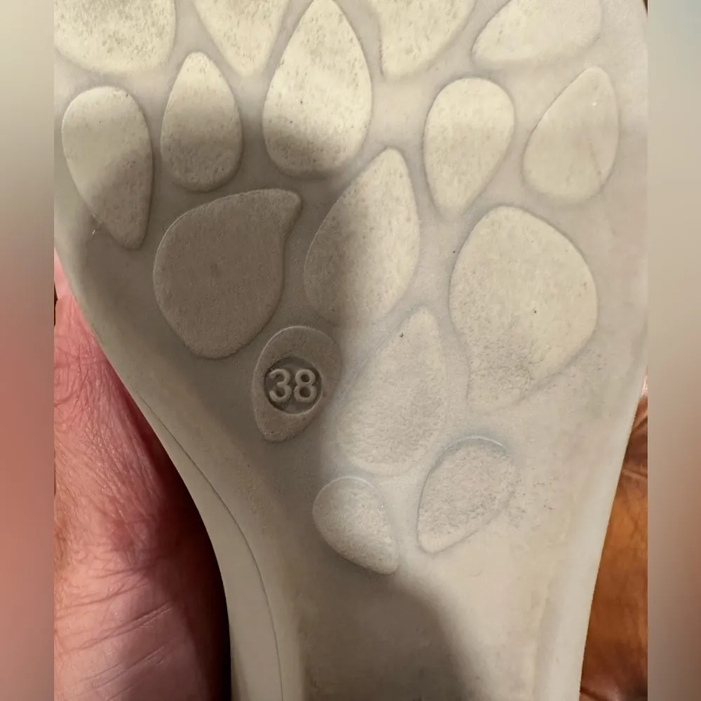 Cloud Shoes Caliber Slingback Sandals Multi Wedge Heel Leather Size 7 Red - Image 7