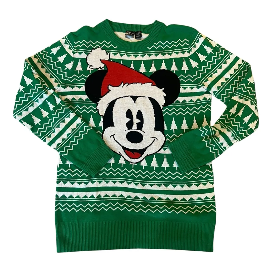 Disney Mickey‎ Mouse Christmas Sweater - Image 2
