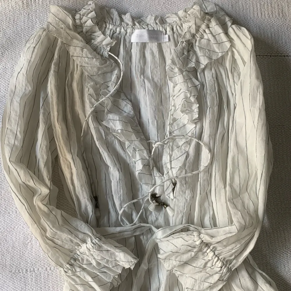 ZIMMERMANN 0 white striped dress - Image 10