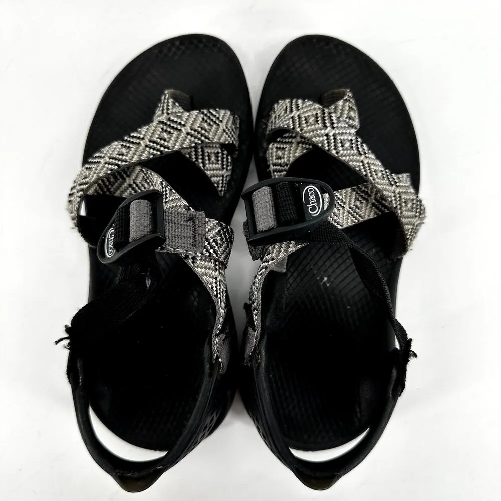 Chaco Z Canyon 2 Sports Sandals Padded Aztec Athletic Strappy Toe Loop Black 6 - Image 3