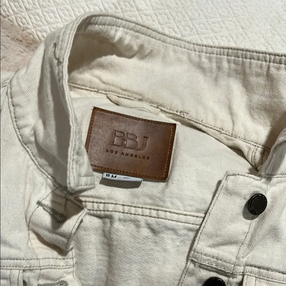 BBJ Los Angeles Cream Jacket Size M Size M - Image 3