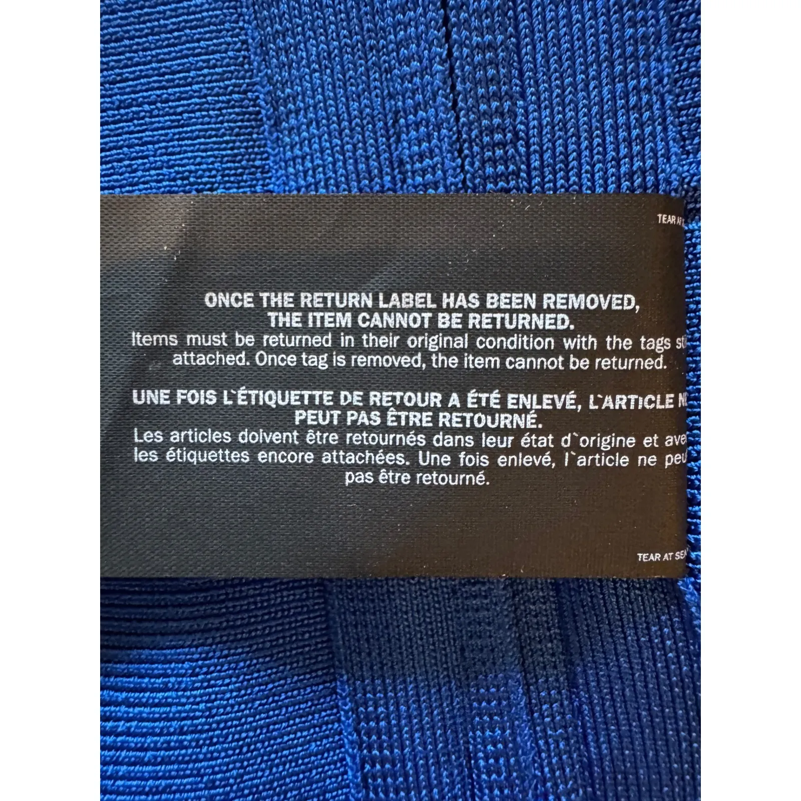 Herve Leger Dress Women Small Blue Sleeveless Bandage Bodycon Strappy Mini NWOT - Image 15