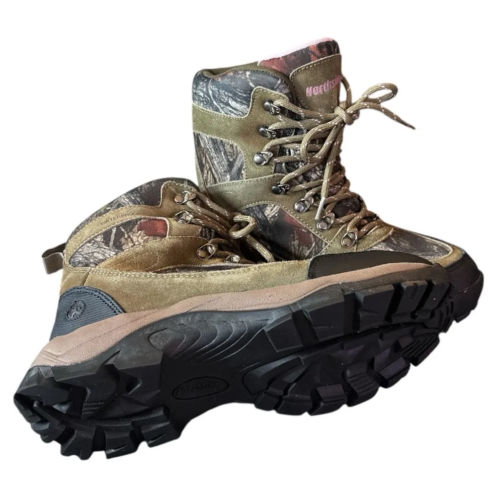Northside Camouflage Outdoor Boots Green Size 9.5 - Image 4