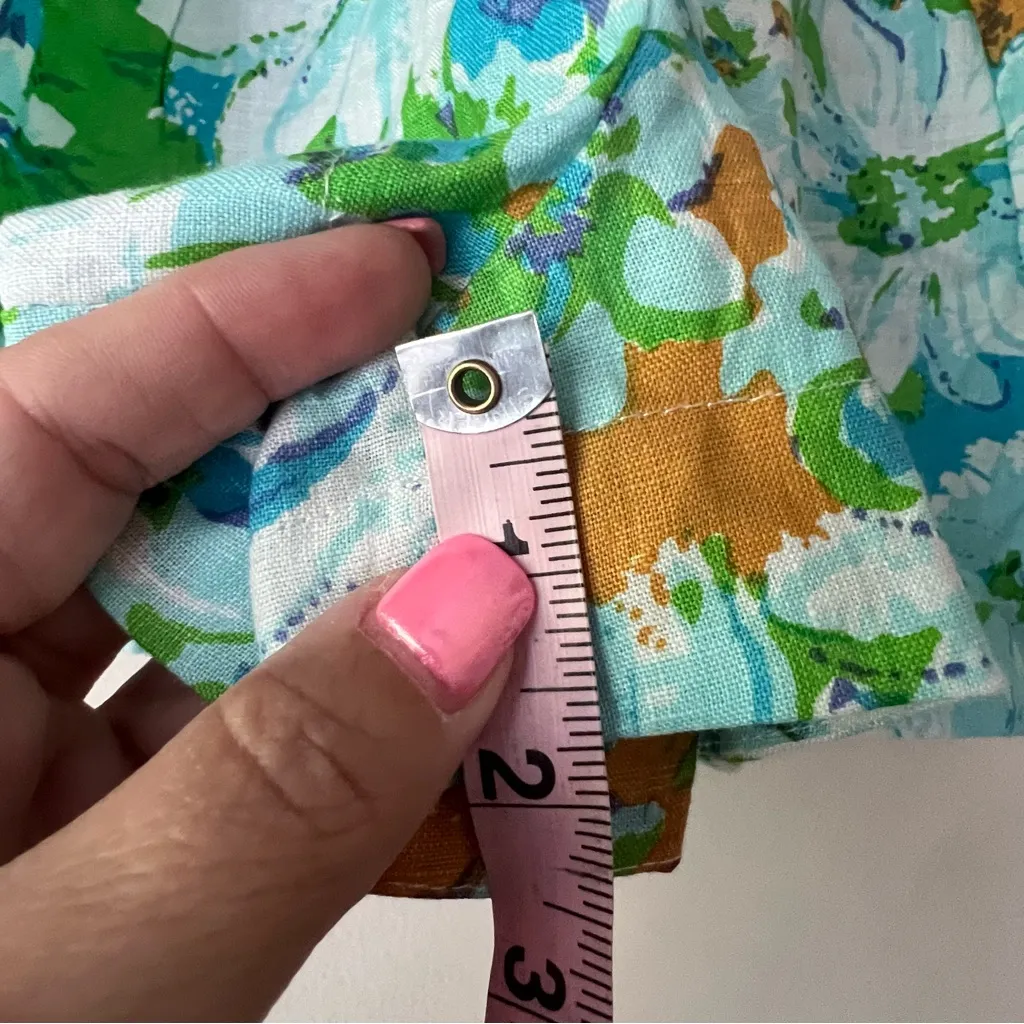 FAITHFULL THE BRAND Priscilla Floral Linen‎ Shorts Womens SIZE 2 Daisy retro - Image 10