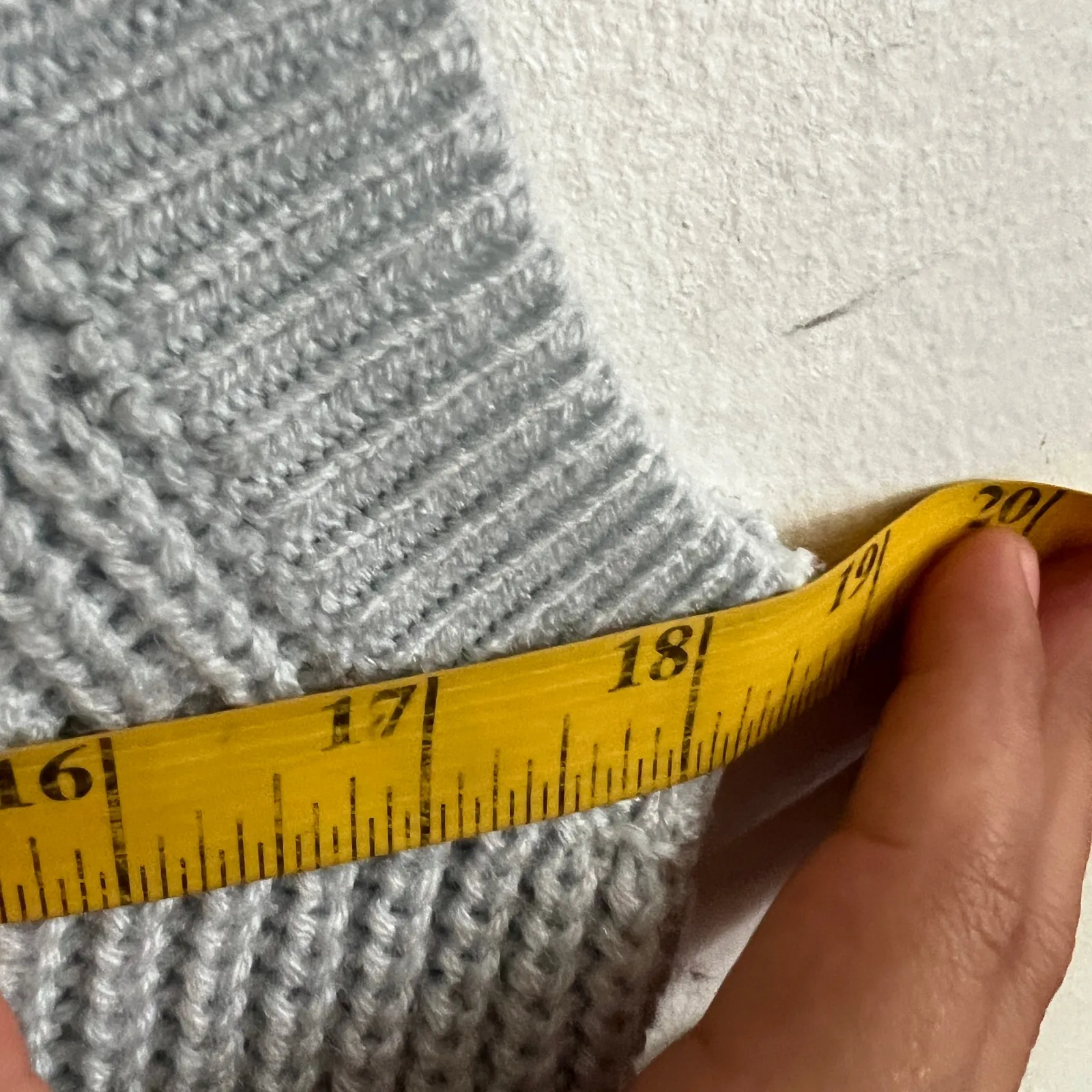 Blue Chunky Sweater Vest,‎ Preppy, Retro, Indie, Minimalist, Medium, Clean Girl - Image 5