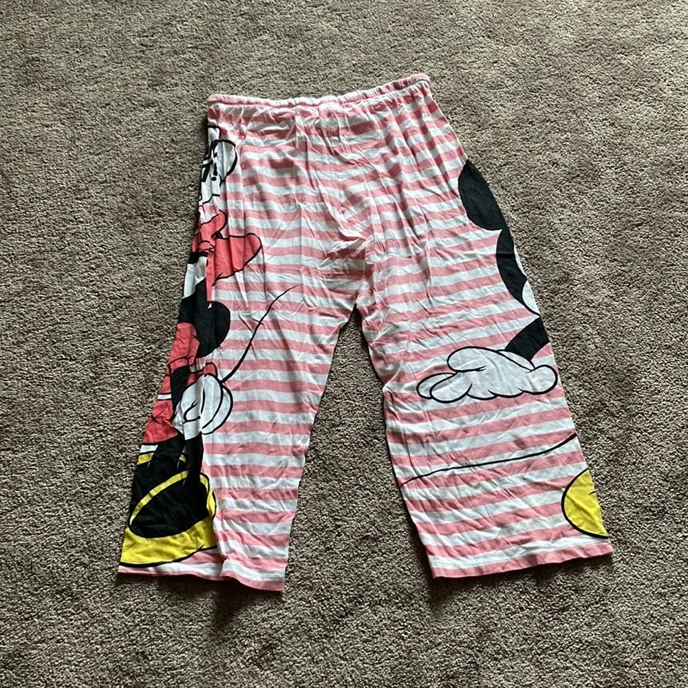 Disney Mickey Mouse Pajama Bottoms SIZE M SHORT - Image 4