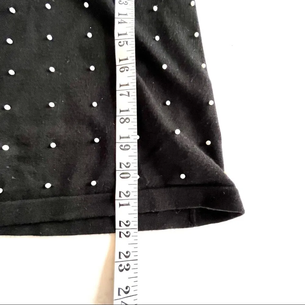 Karl Lagerfeld black knit pearl detail sweater size XS - Image 9