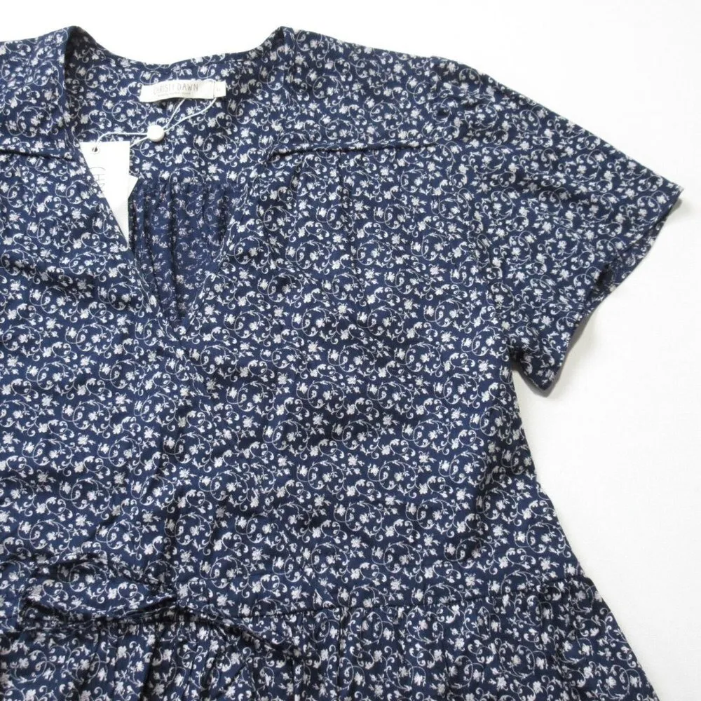 NWT Christy Dawn The Dawn in Midnight Filigree Floral Midi Long Dress XL $198 - Image 4