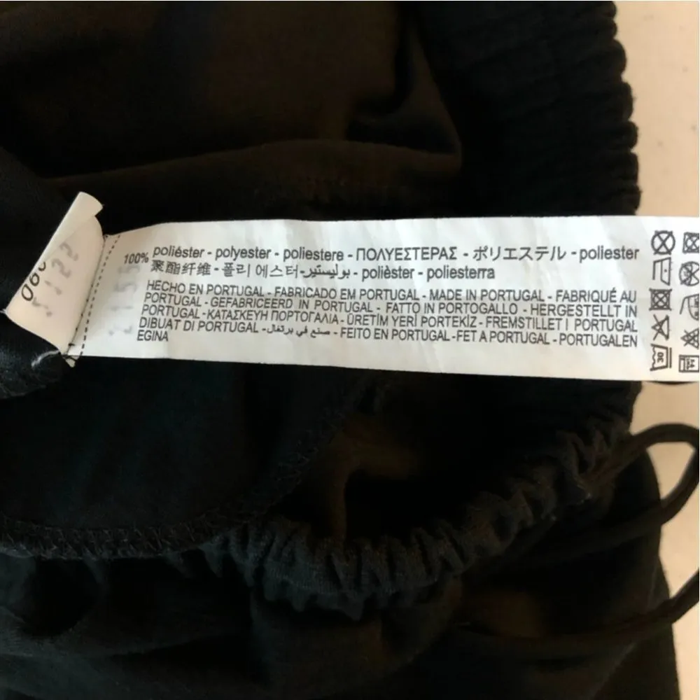 ZARA  Basic Womens Cropped Pants Black Adjustable S - Image 6