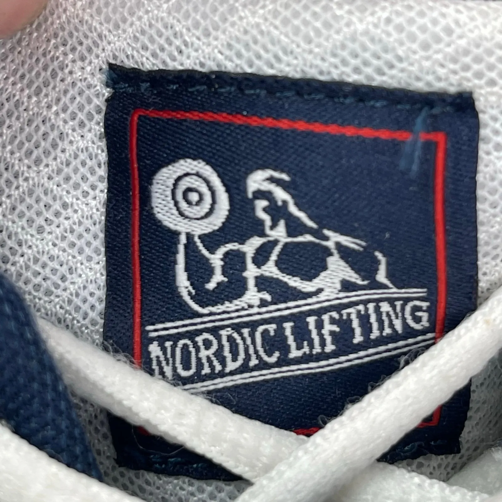 Nordic Lifting White Mesh Low Top Lace Up Round Toe Athletic Sneakers Shoes Sz 8 - Image 6