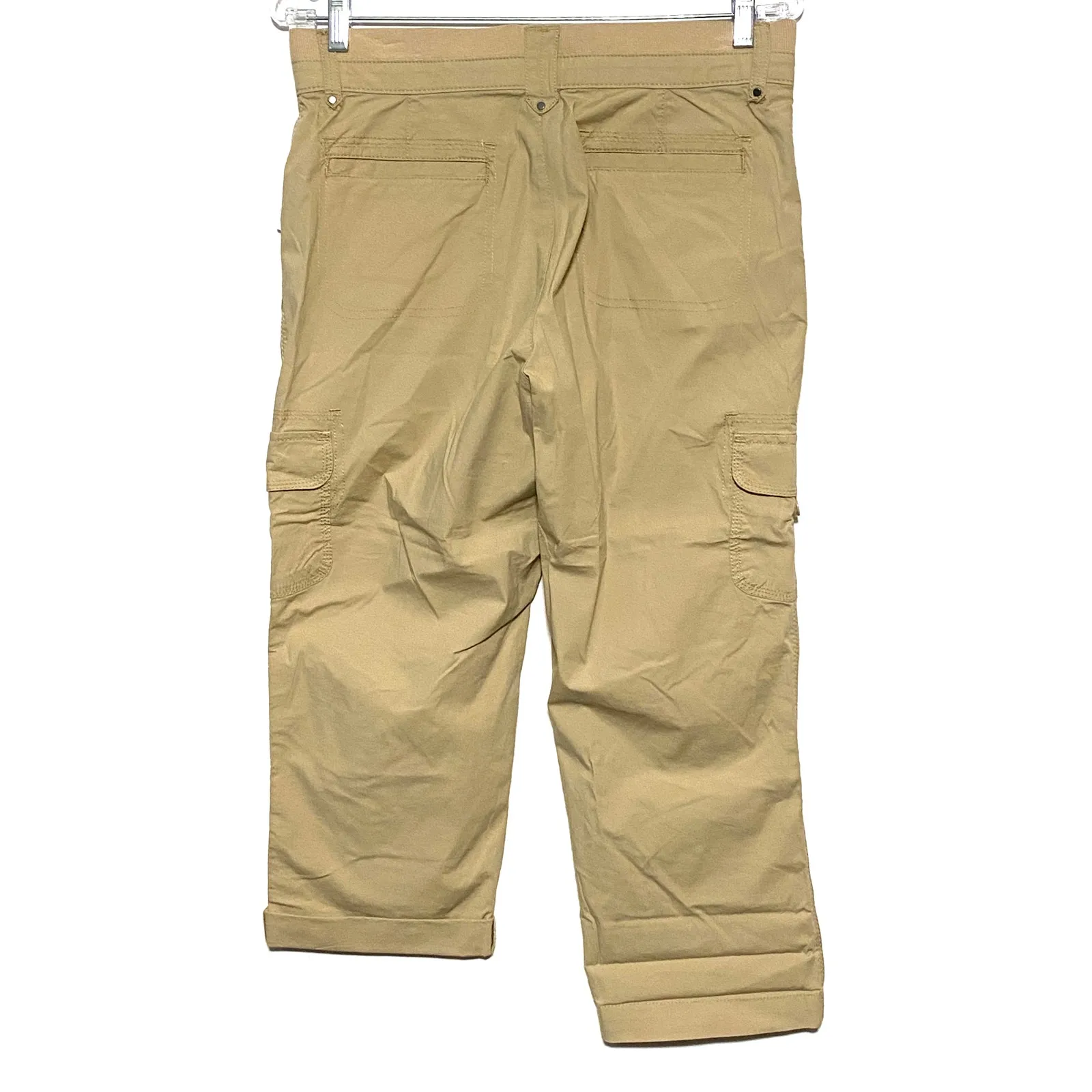 Lee Relaxed Fit Cargo Capri Roll Pants Womens 8M Gorcpore Outdoors Travel NWT - Image 3