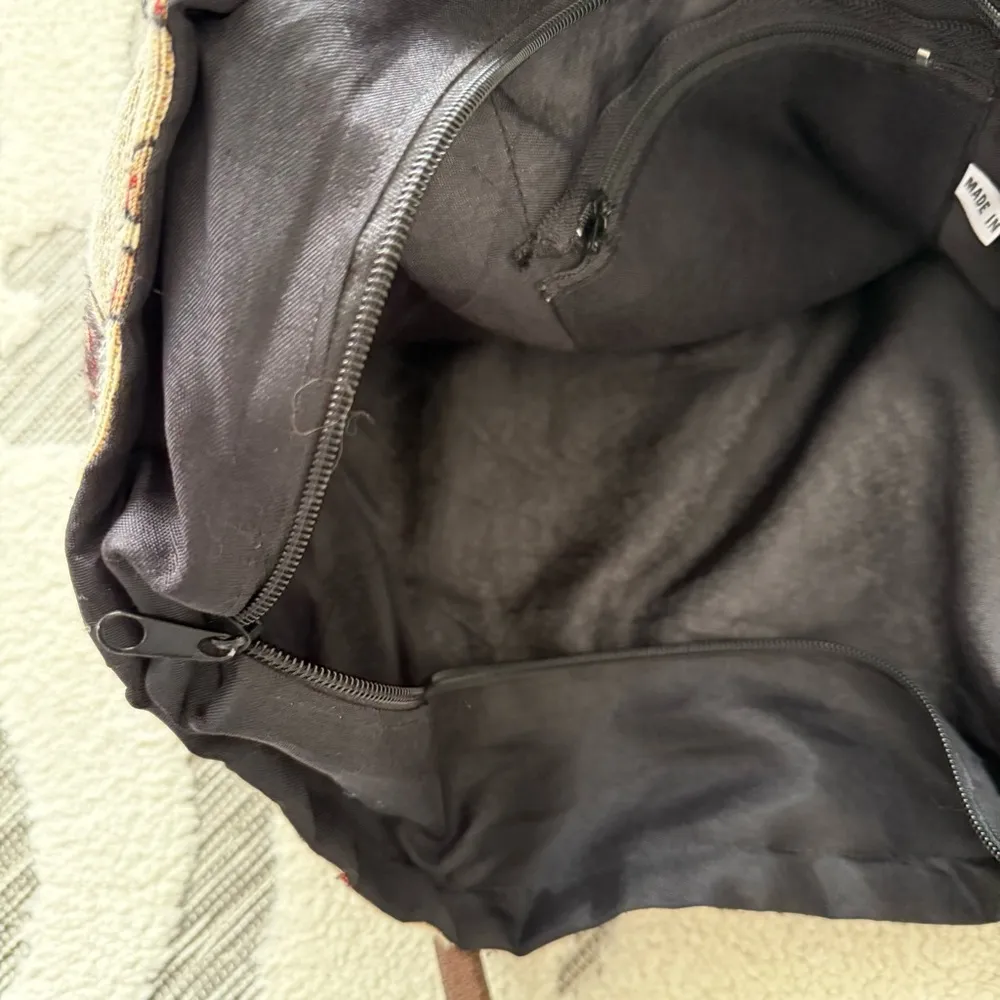 Handmade Elephant Embroidered Tote Bag - Image 3