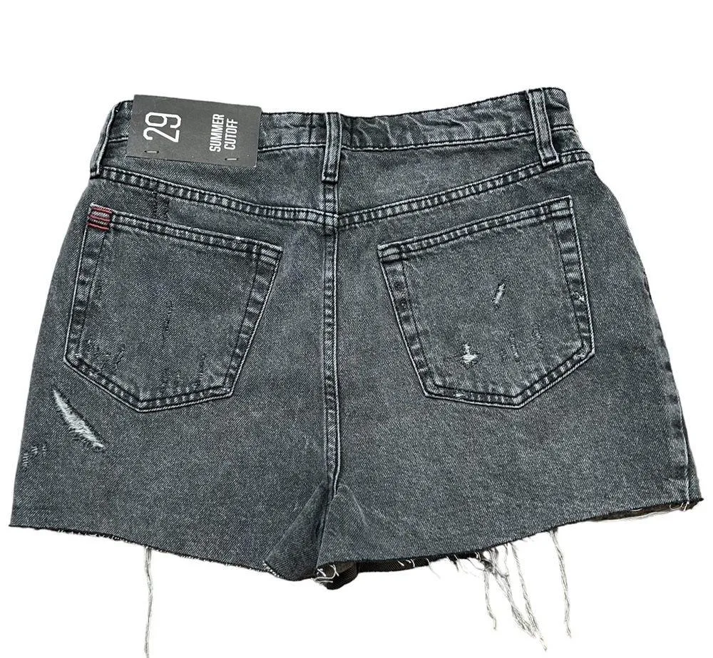 Urban Outfitters  Summer Cutoff Denim Short 29 Women’s Distressed Grey - Image 3