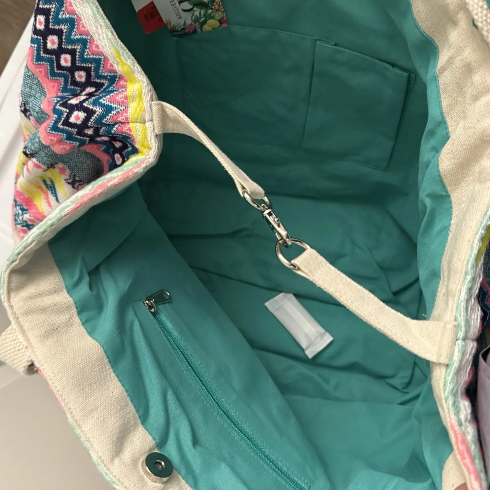 America & Beyond Limited Edition Tote Bag Embroidered Beaded NWT - Image 10