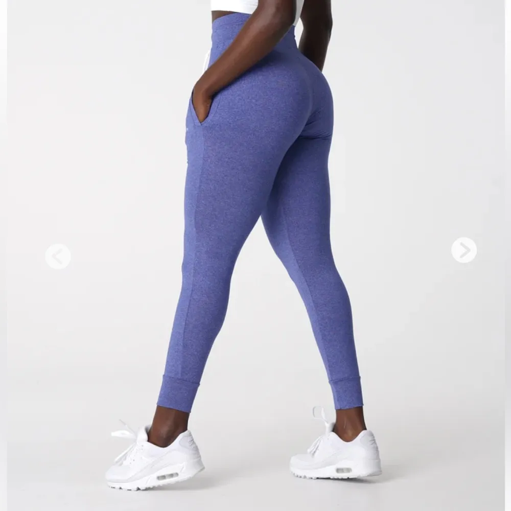 NVGTN Sapphire Blue High Waisted Joggers Size Small Women’s - Image 3