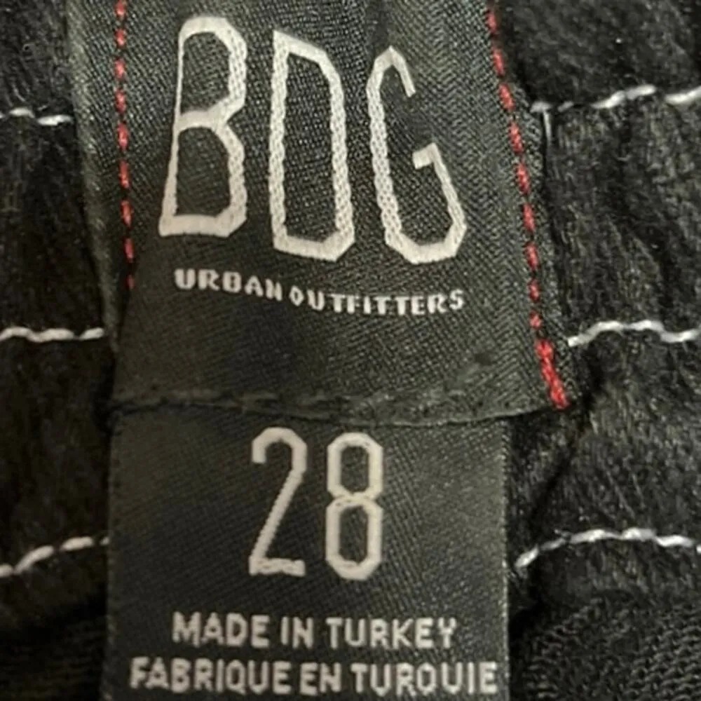 Urban Outfitters BDG High Rise Casual Wide Leg Ankle Cotton Cargo Pants Size 28 - Image 4