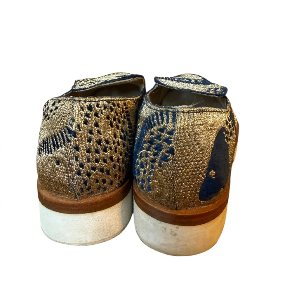 Free People Snake Eyes Metallic Loafers - Image 5