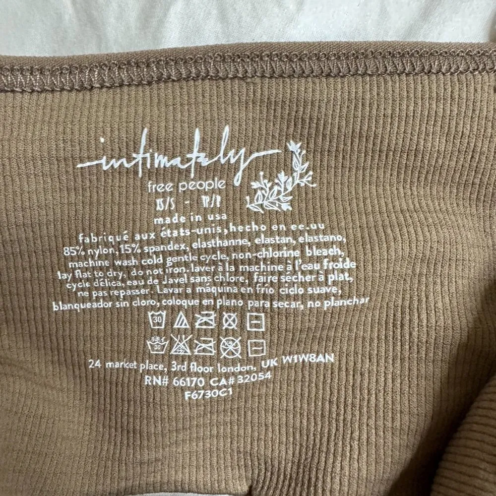 Free People Candy Seamless Bra Sand Women's XS/S NEW - Image 5