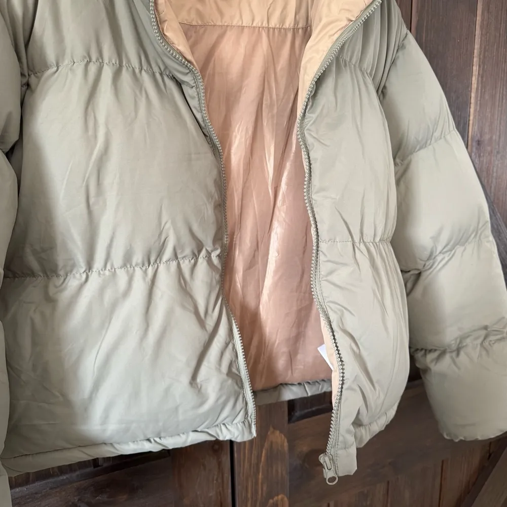 Threadbare Puffer Jacket Women’s Size 10(USA) light green cropped - Image 6