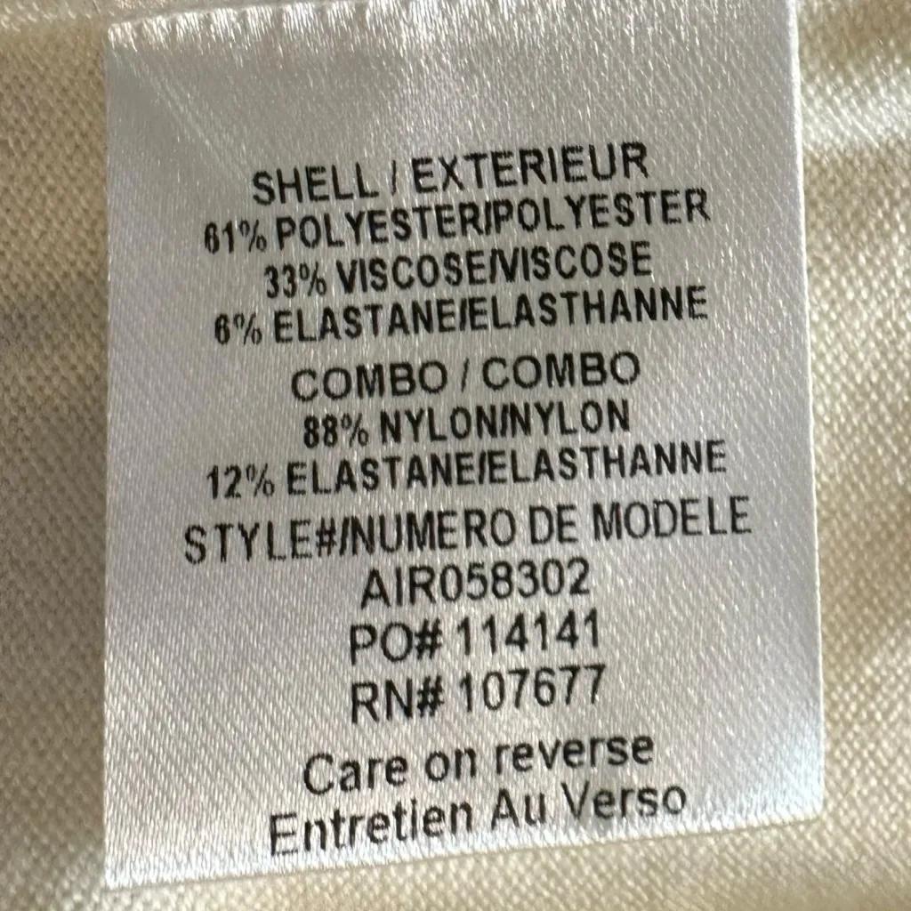 Alice + Olivia AIR Lace Long Sleeve Sweater Top Ivory Cream XS Dainty Ethereal - Image 5