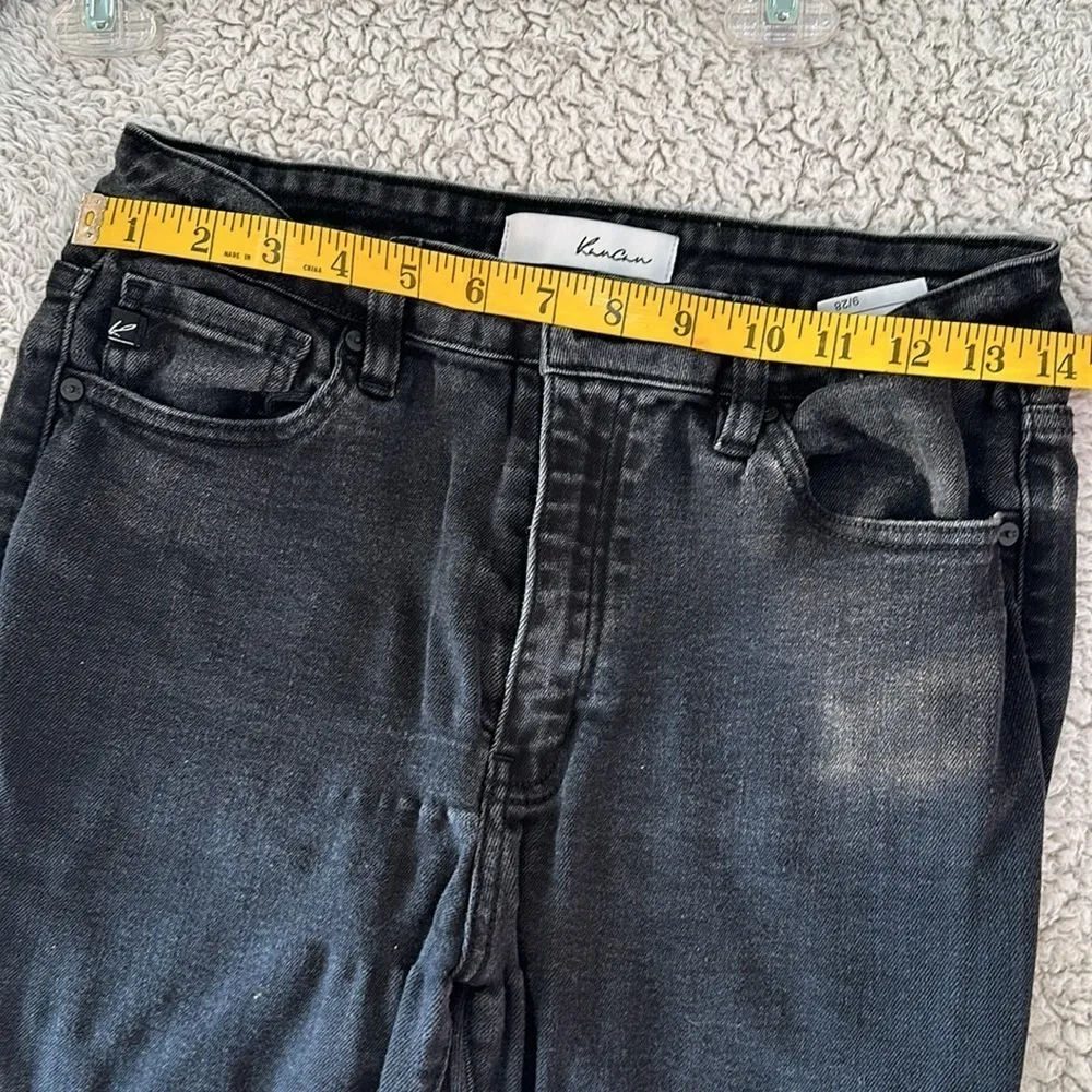 KanCan Women's 28 Washed Black Skinny Jeans Distressed Stretch Denim Grunge Emo - Image 11