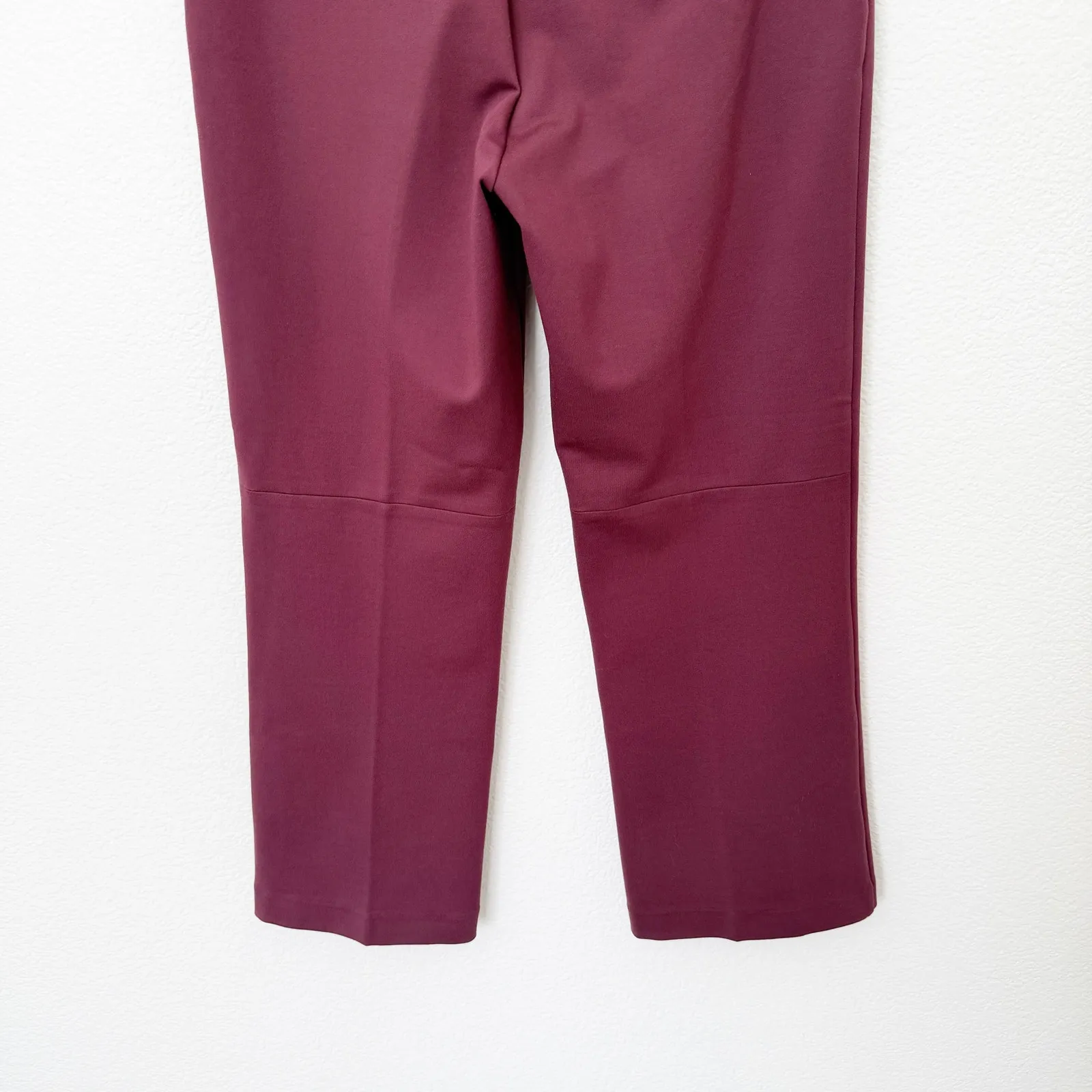 [Spanx] Chianti Red The Perfect Pant Kick Flare Ponte Knit Work Career Pants XL - Image 7