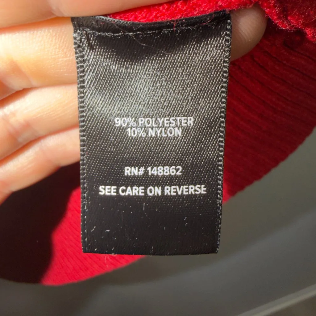 Torrid Button Front Cardigan Size 0X Red Long Sleeve Plus Size - Image 6