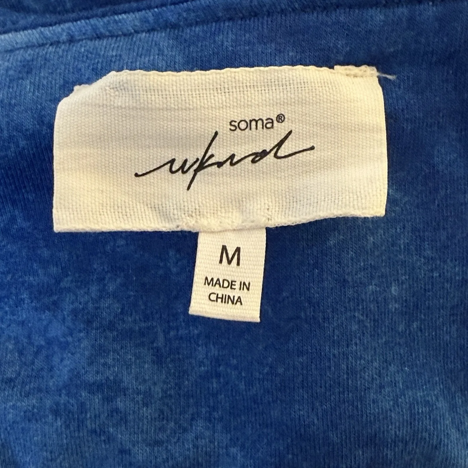 Soma Halter Maxi Bra Dress Blue White Tie Dye Medium Vacation Beach Cruise Vacay - Image 6