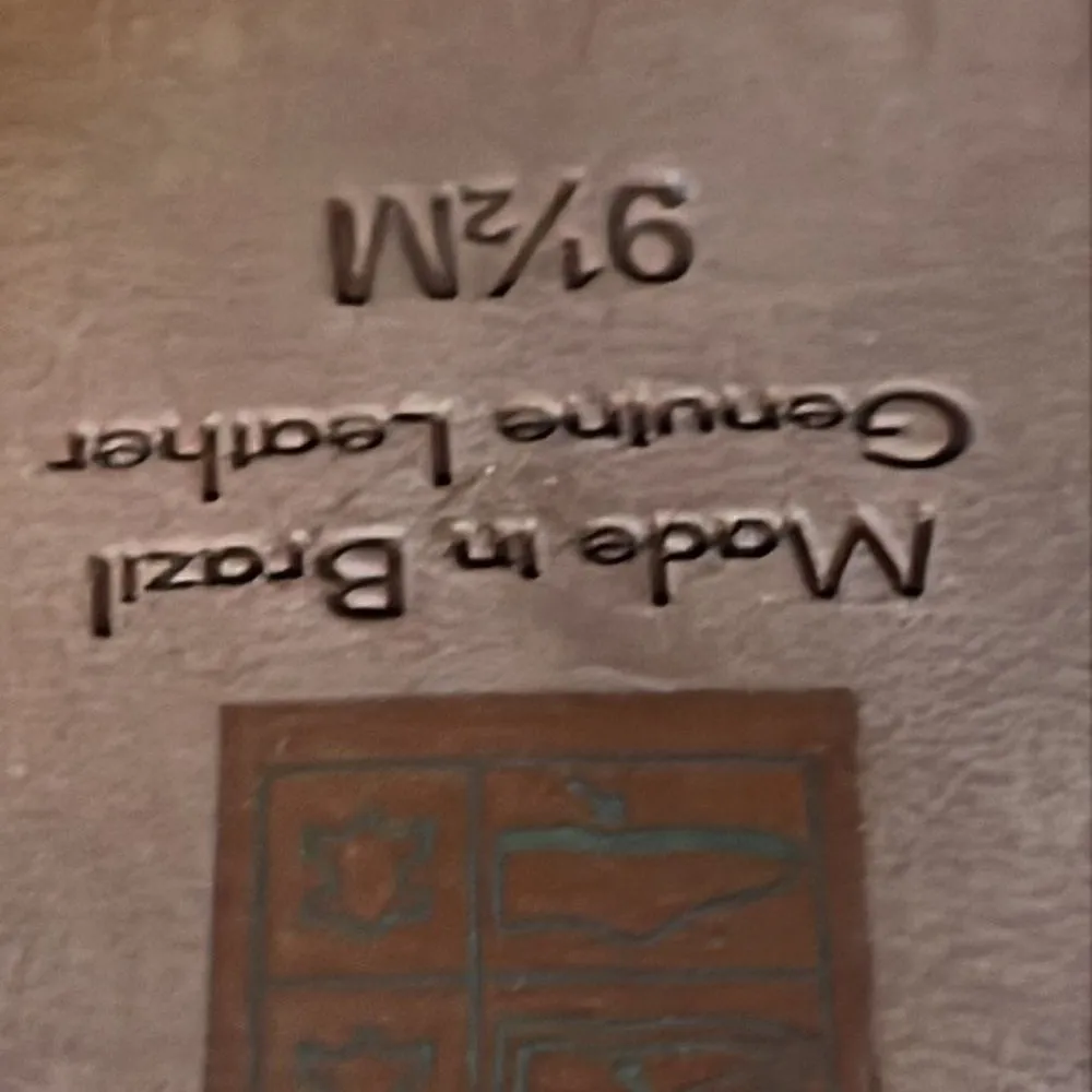 Red Rivet Burgundy Leather Booties Size 9 1/2 M - Image 5