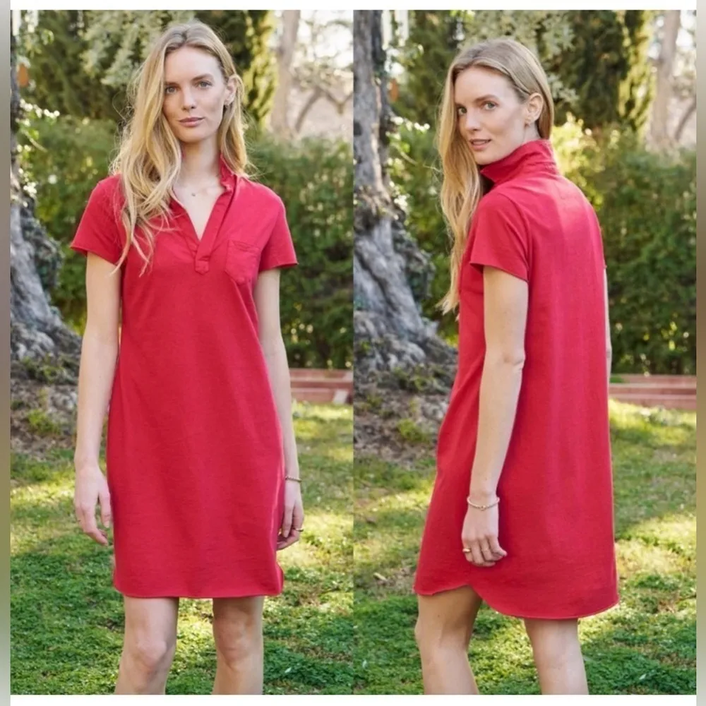 Frank & Eileen Lauren Heritage Jersey Polo Shirt Dress - Image 2