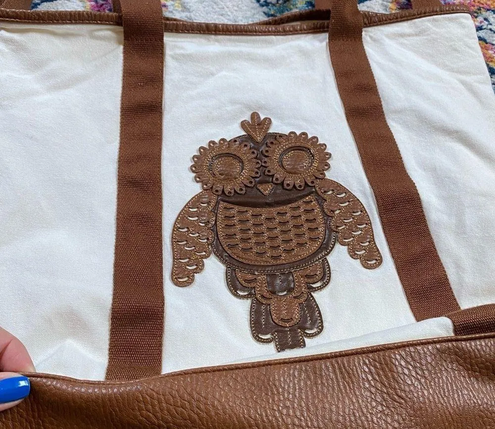 Bohemian Owl Tote Bag - Image 2