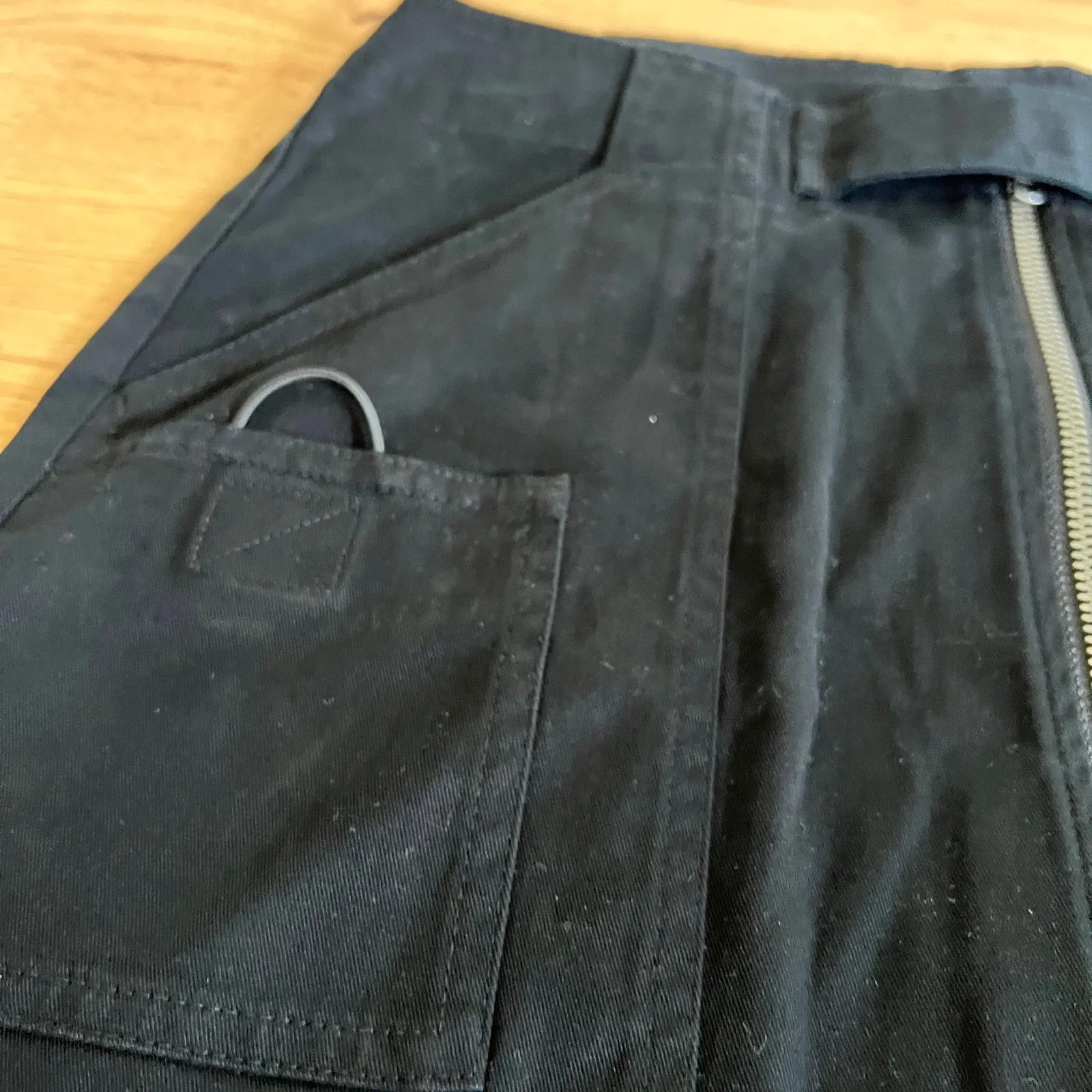 Wild Fable Women's Black Cargo Utility A-Line Mini Skirt - Size XS - NWT - Image 3