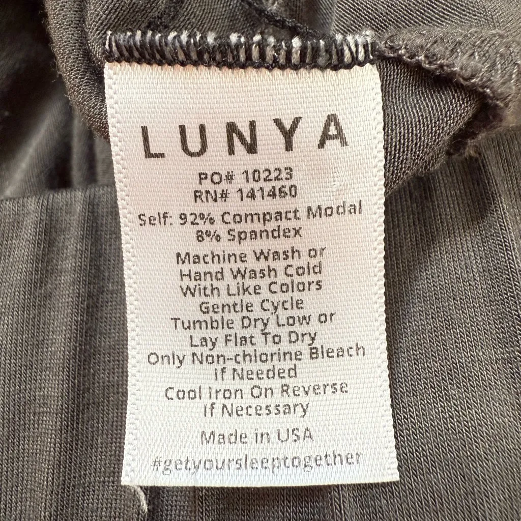 LUNYA Soft Modal Draped Joggers Gray Size S - Image 9