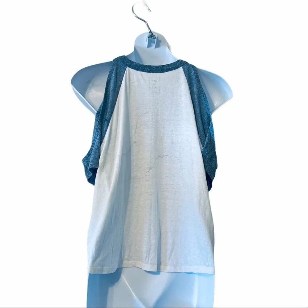 Me to We pacsun burn out cold shoulder tee - Image 8