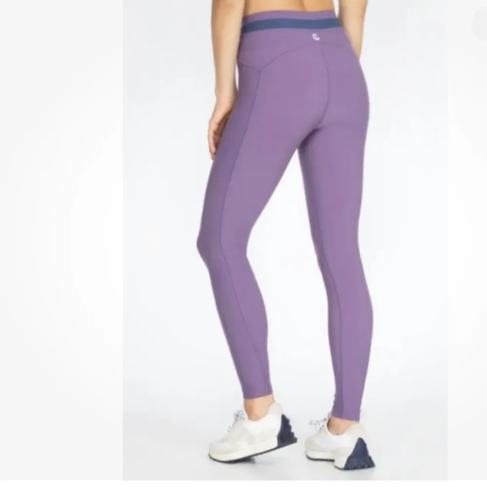 Johnny Was Calme Endurance Purple High Waist Leggings - Image 3
