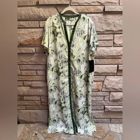 Tuckernuck Shady Grove Floral Camille Dress Green Floral Midi Maxi XXL NWT - Image 3