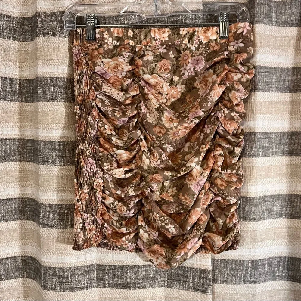 Blashe Two Piece‎ Floral Skirt Set Size Medium Pink - Image 5